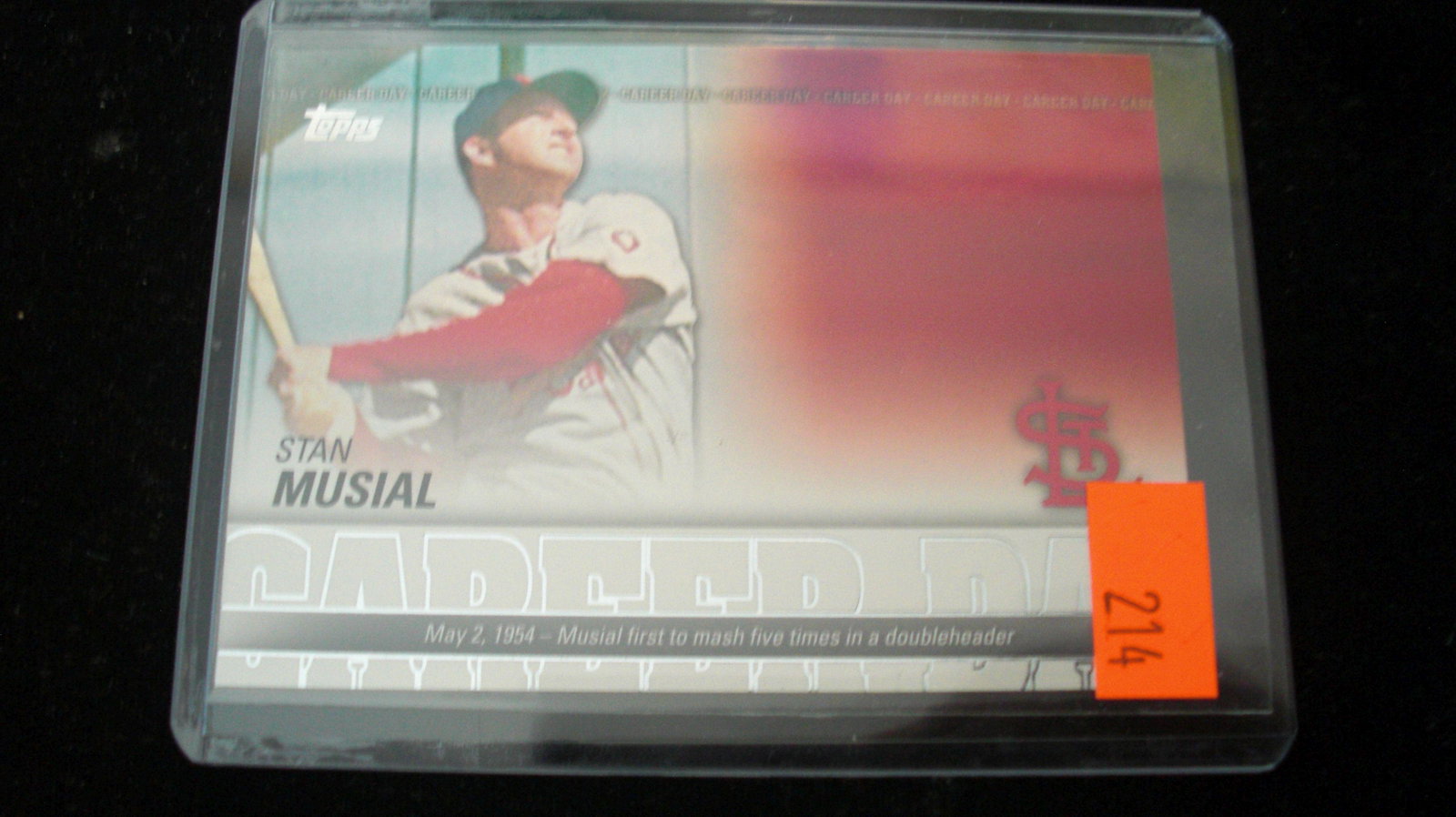 stan musial card: cardinals