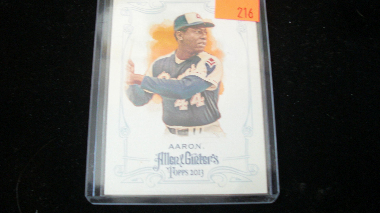 hank aaron insert: braves