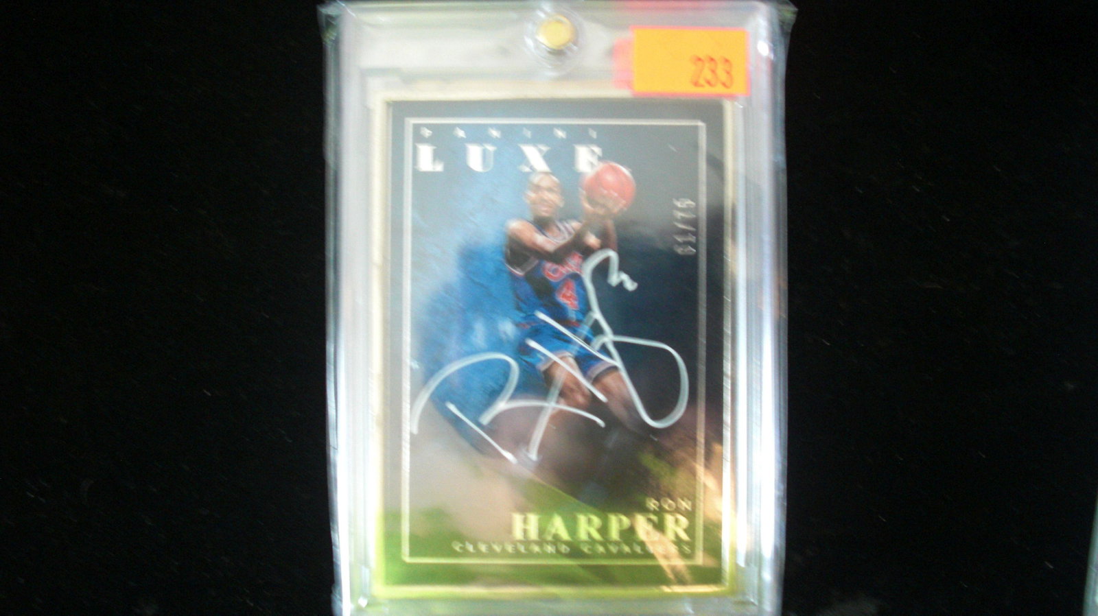 luxe ron harper signature #61/75: in hard plastic case