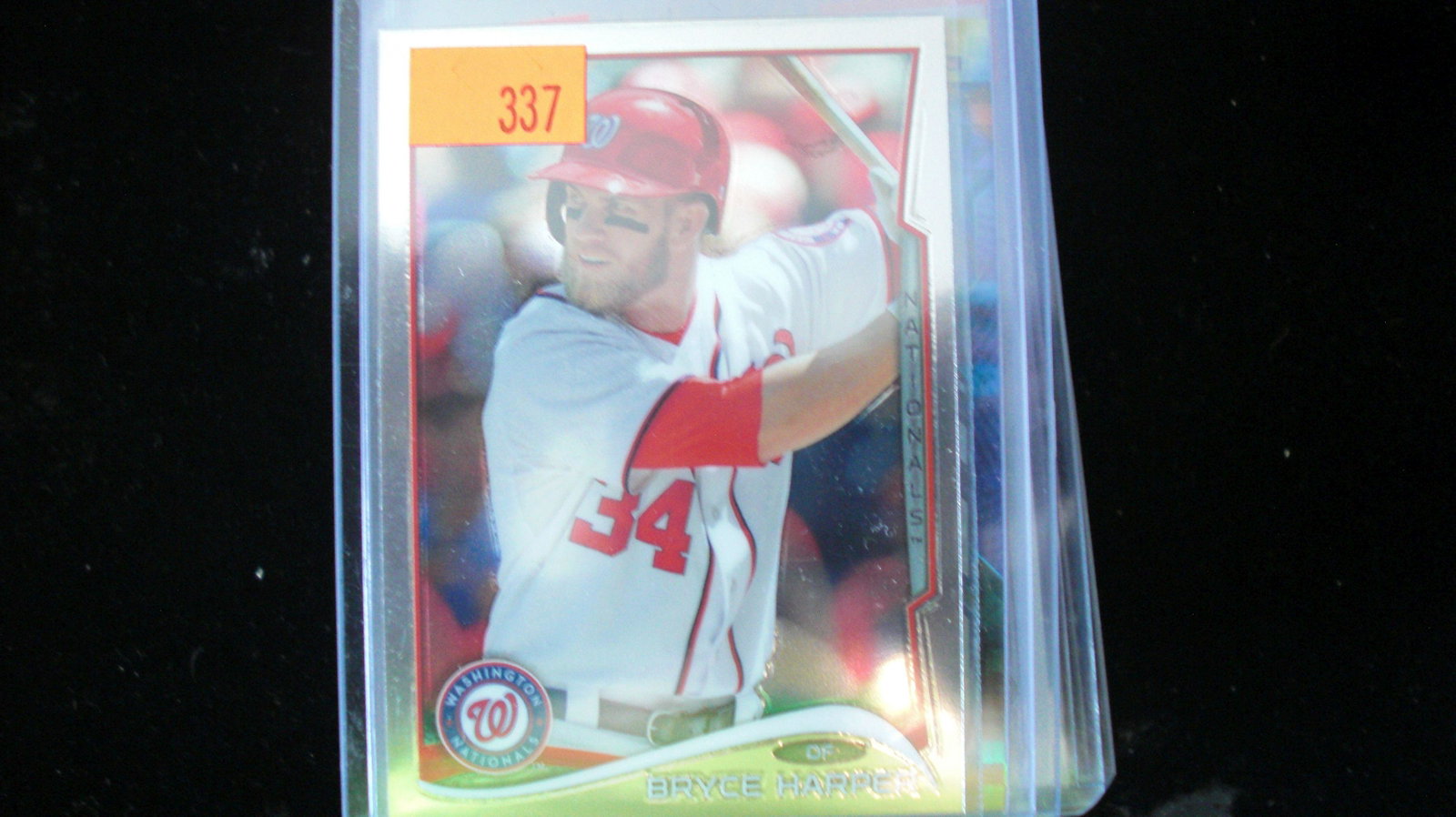 bryce harper washington nationals: in top loader