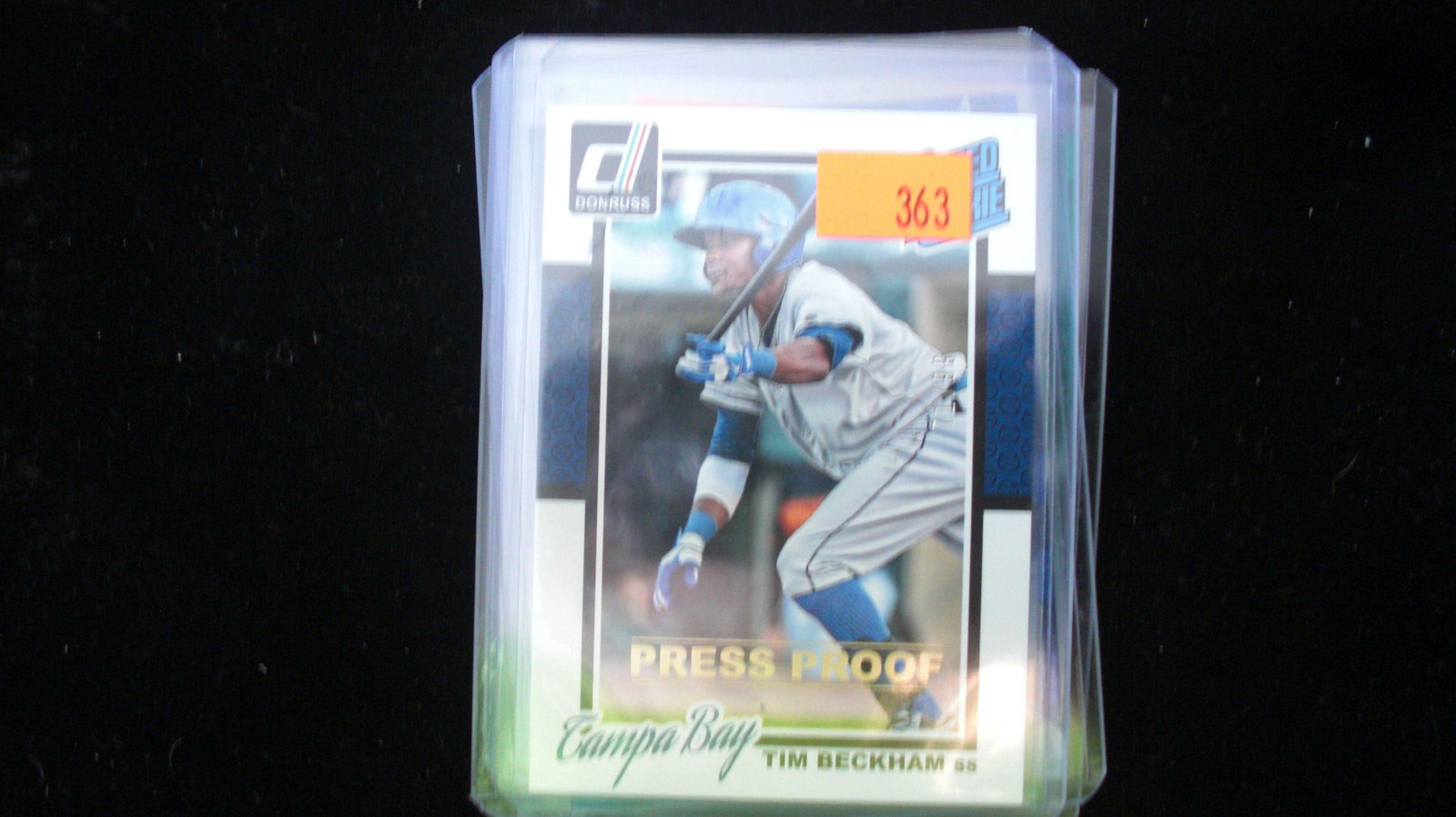 tim beckham rated rookie #71/99: in top loader