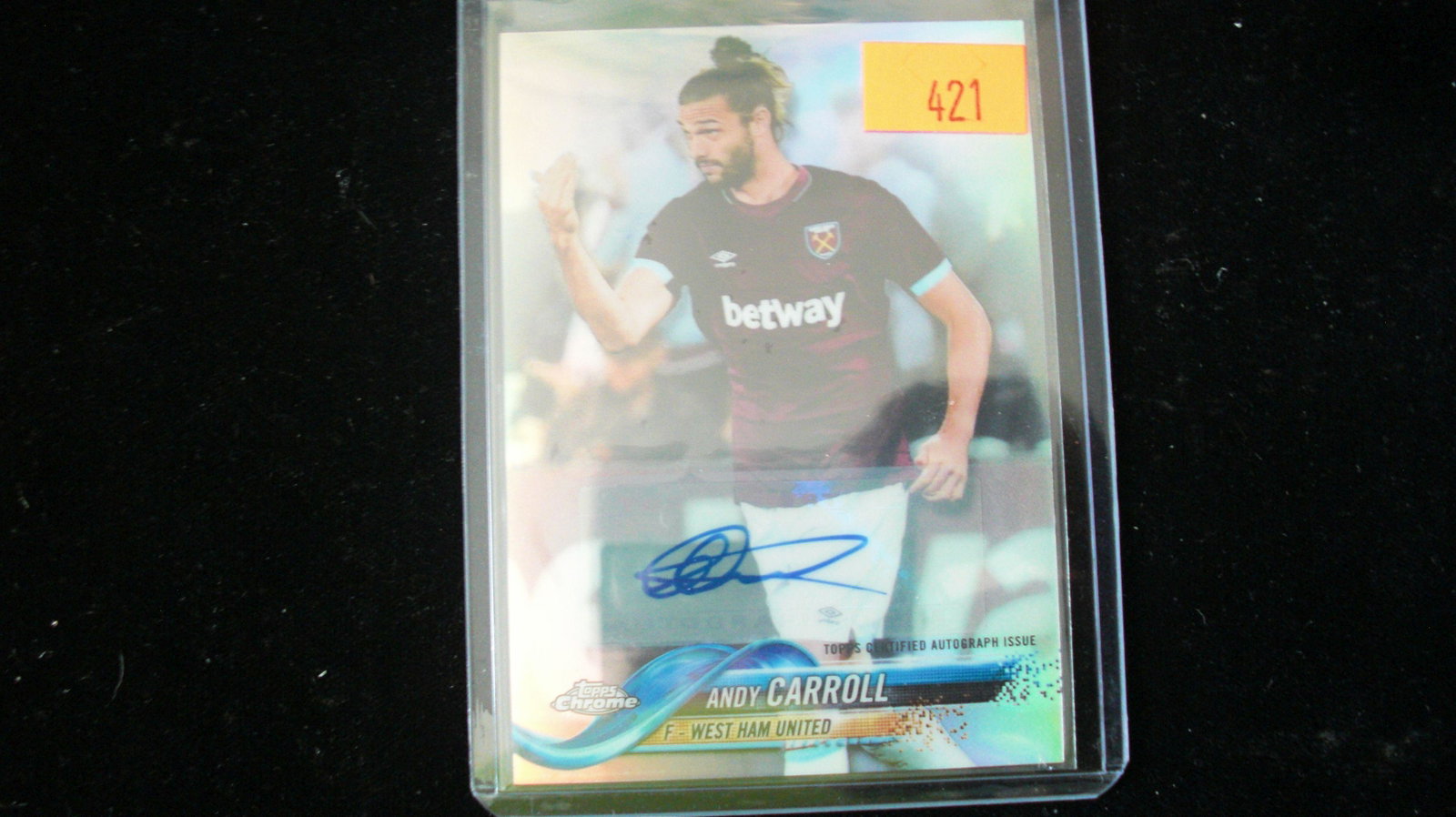 andy carroll signature soccer #: soccer