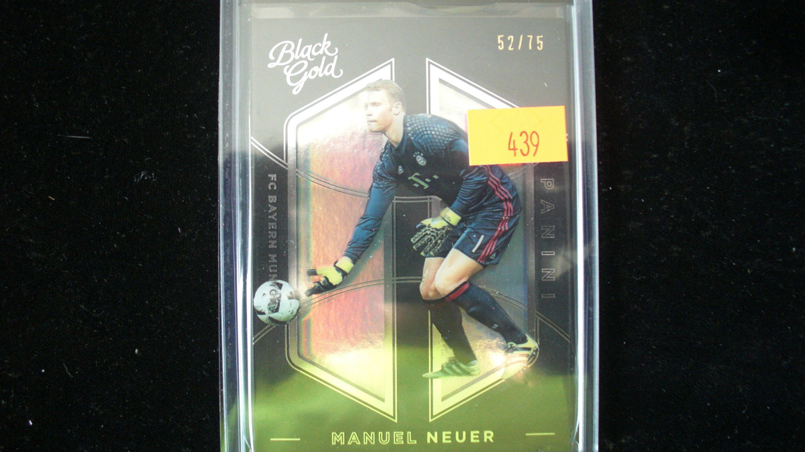 manuel neuer black gold #02/75: soccer
