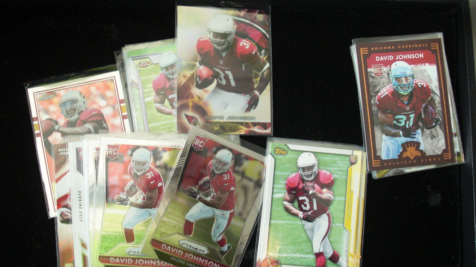 lot of 34 david johnson cards: rookie lot
