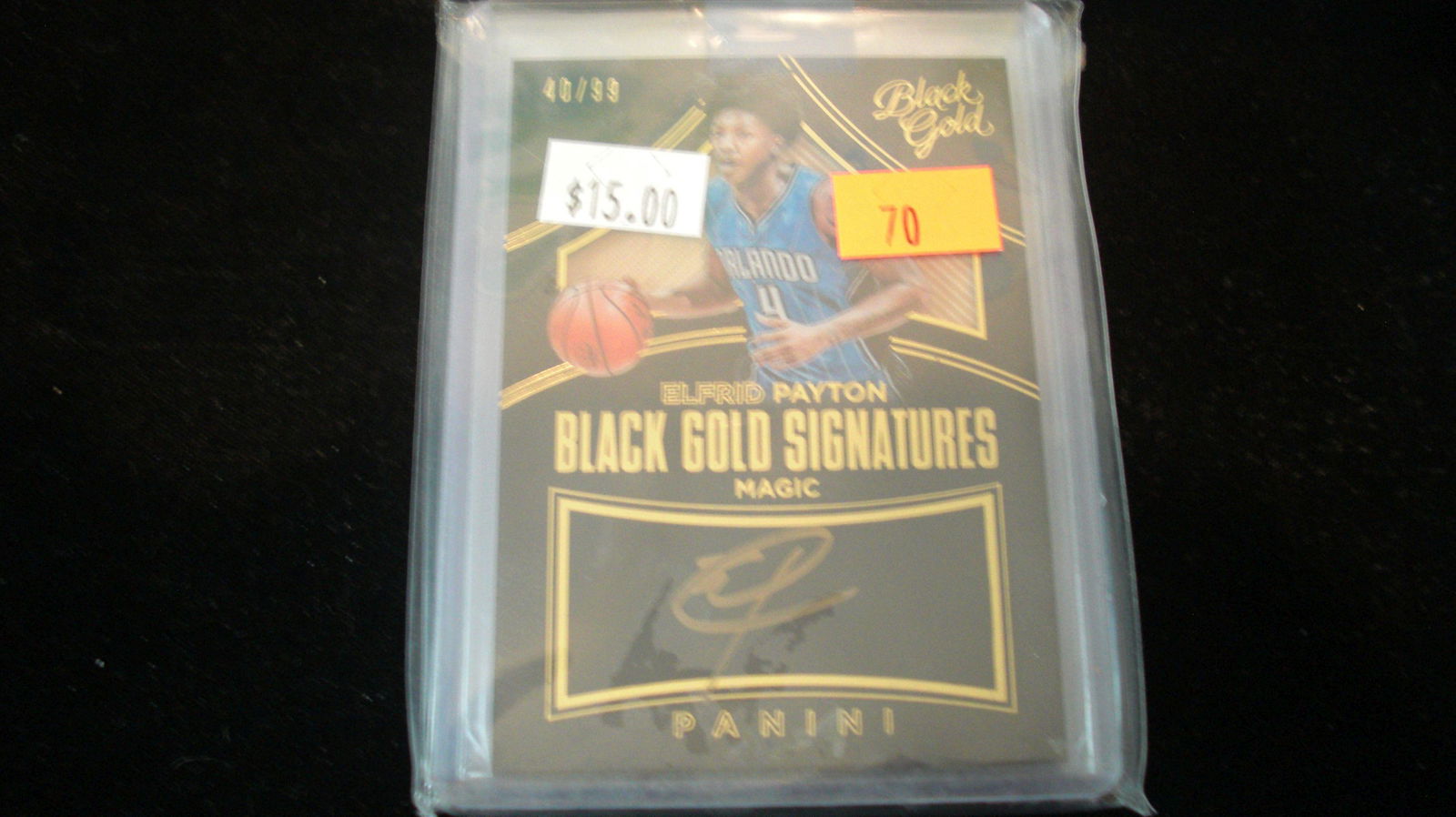 black gold signature elfrid payton #44/99 (1 of 1)