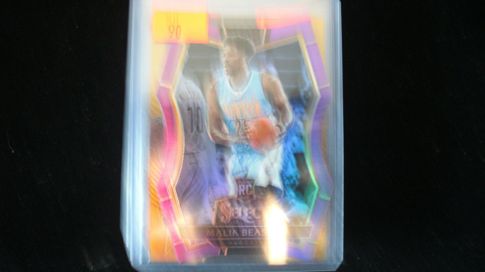 malik beasley purple select rookie die cut #46/99 (1 of 1)