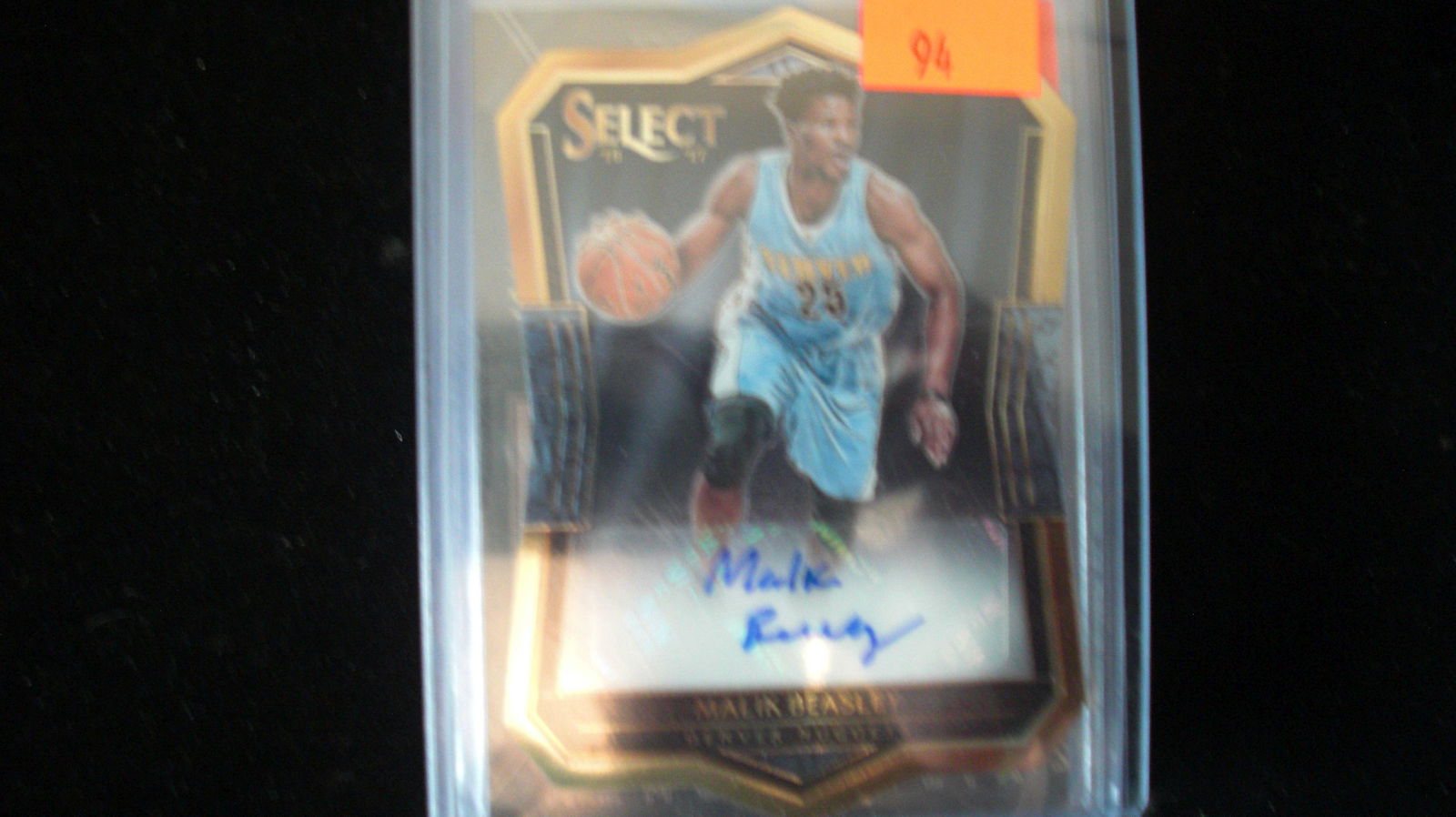 malik beasley signature #166/199 (1 of 1)