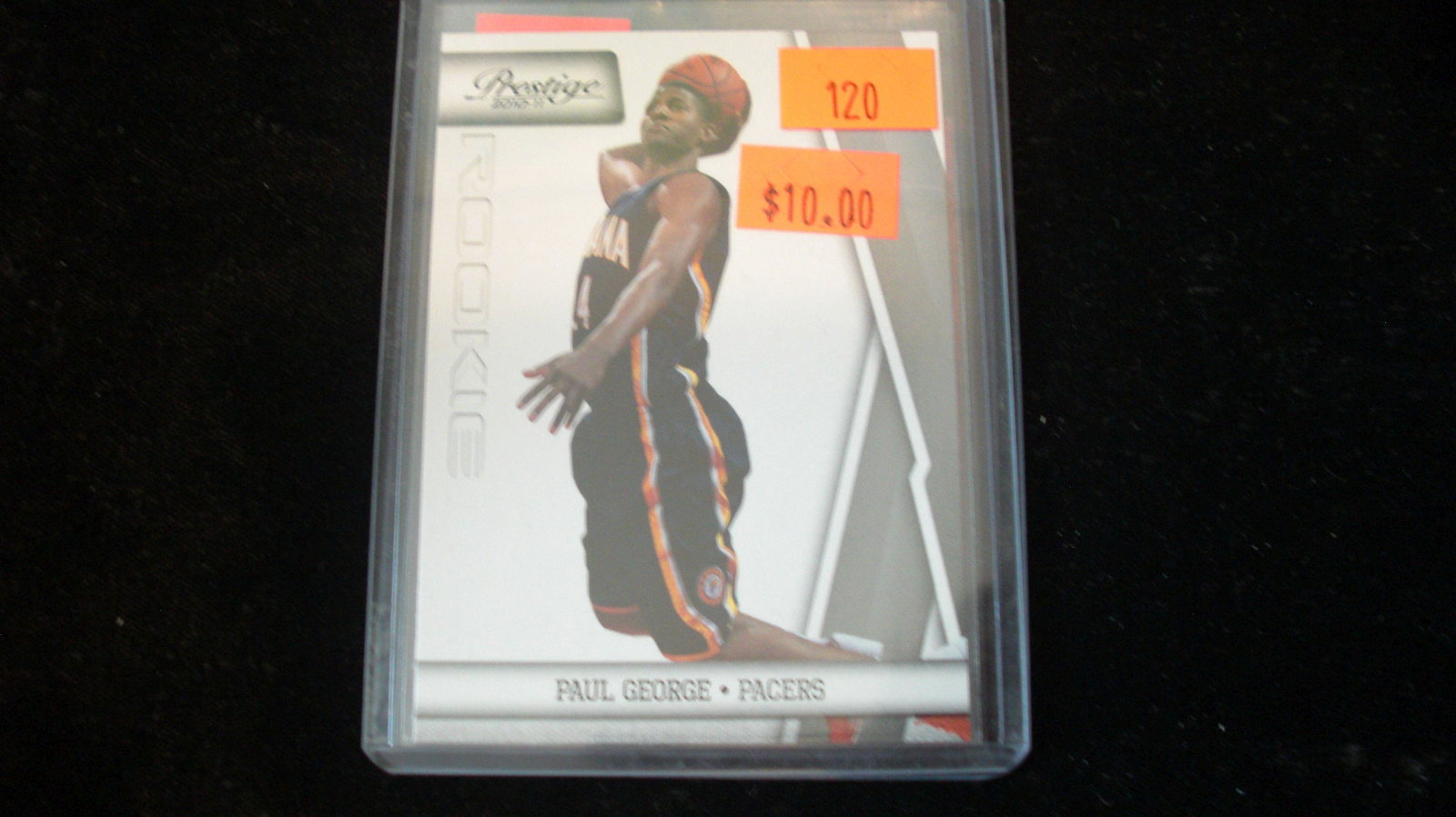 paul george rookie: in top loader