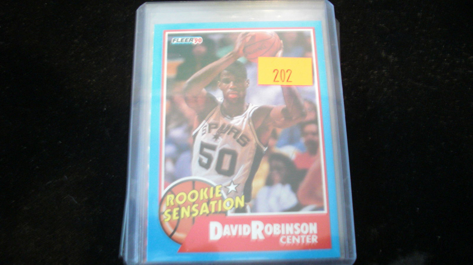 david robinson rookie sensation no 1 of 10: in top loader