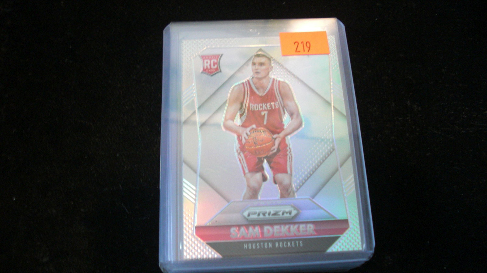 sam dekkar rookie prizm: in top loader