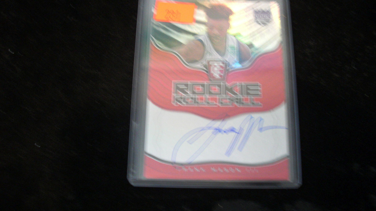 frank mason rookie signature: in top loader