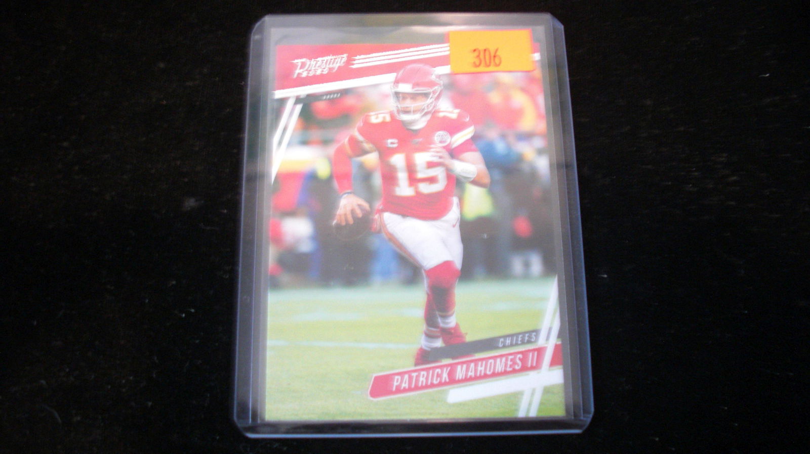 patrick mahomes 2020 prestige: in top loader