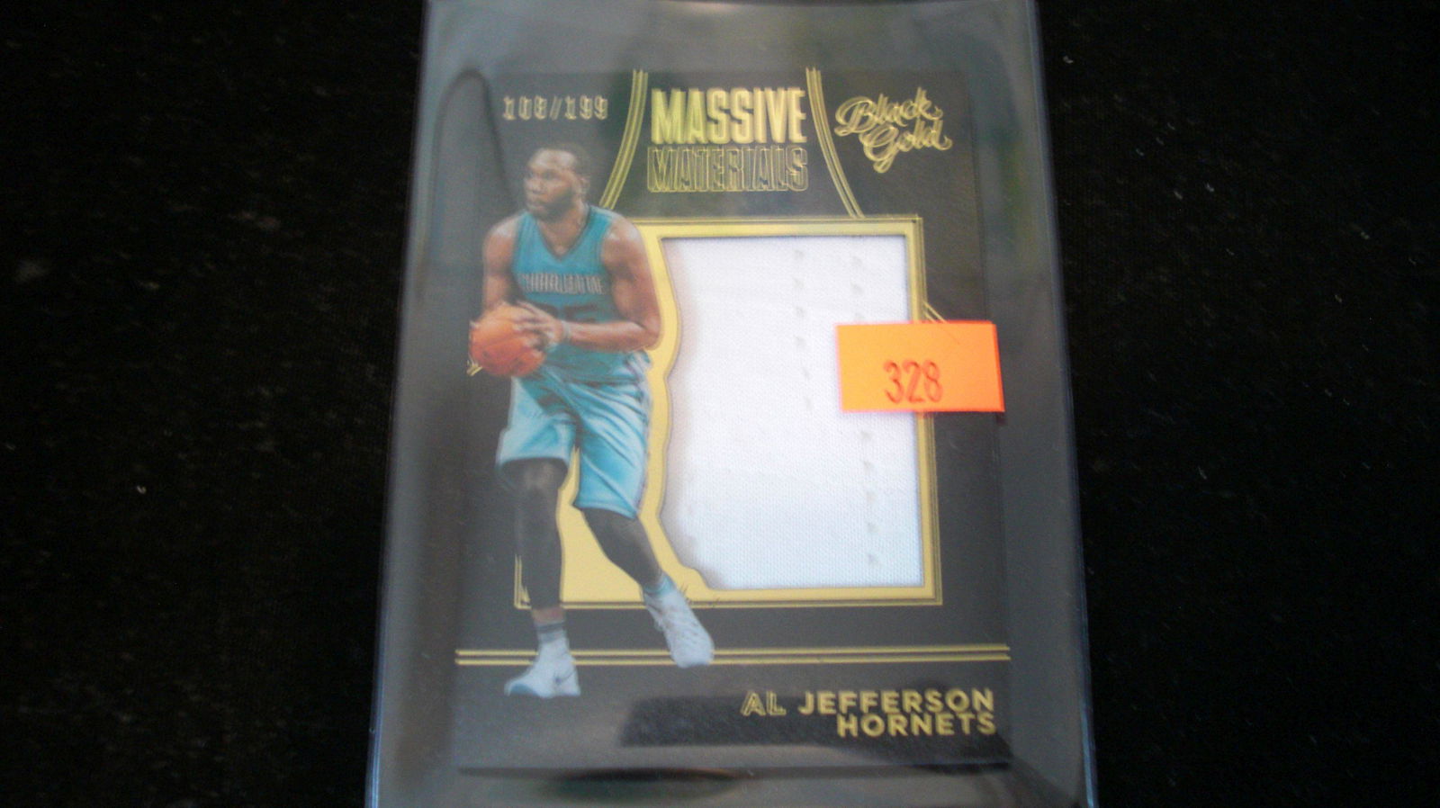 black gold jersey #108/199 al jefferson (1 of 1)