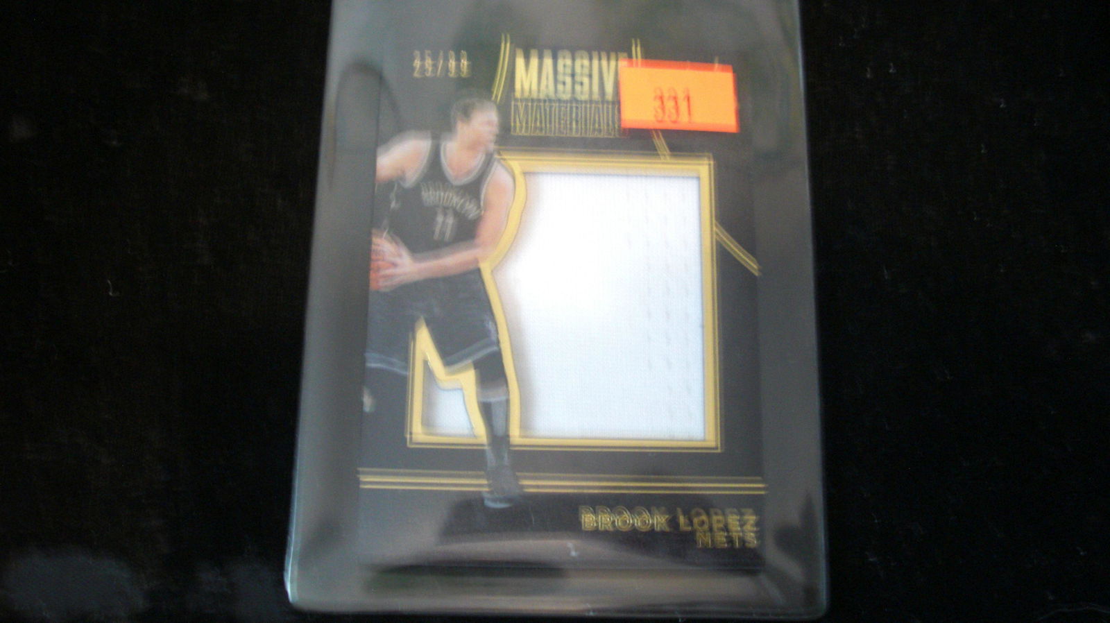 black gold jersey #25/99 brook lopez (1 of 1)