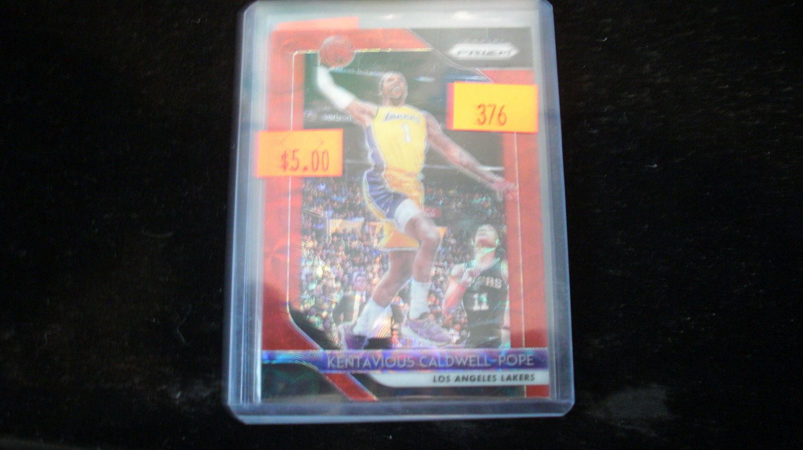 red prizm #21/88 ketavious pope: in top loader