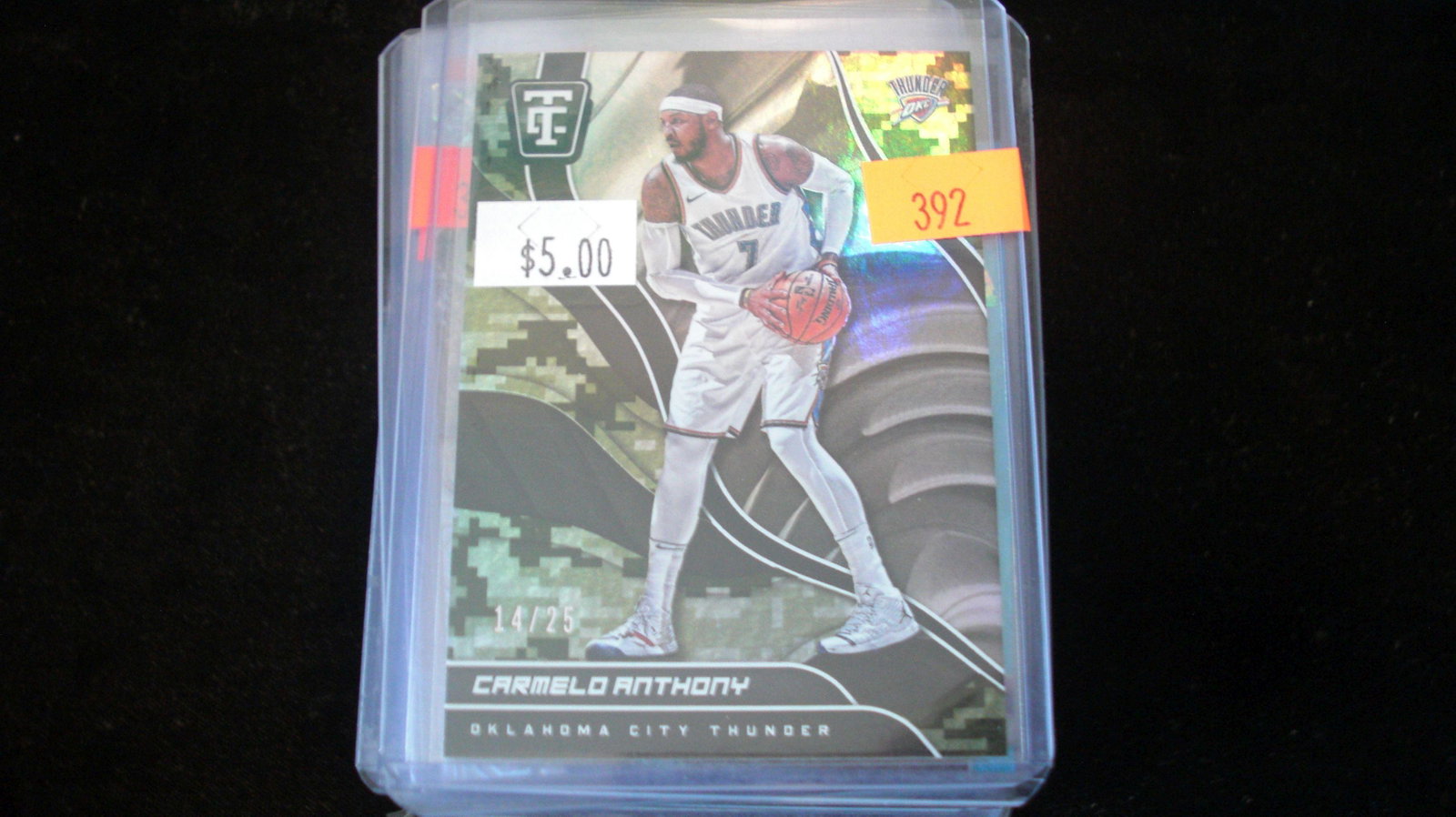carmelo anthony #14/25: in top loader