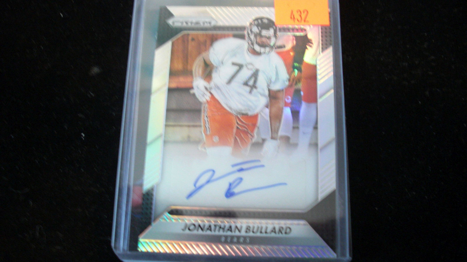 jonathan bullard signatrue prizm: in top loader