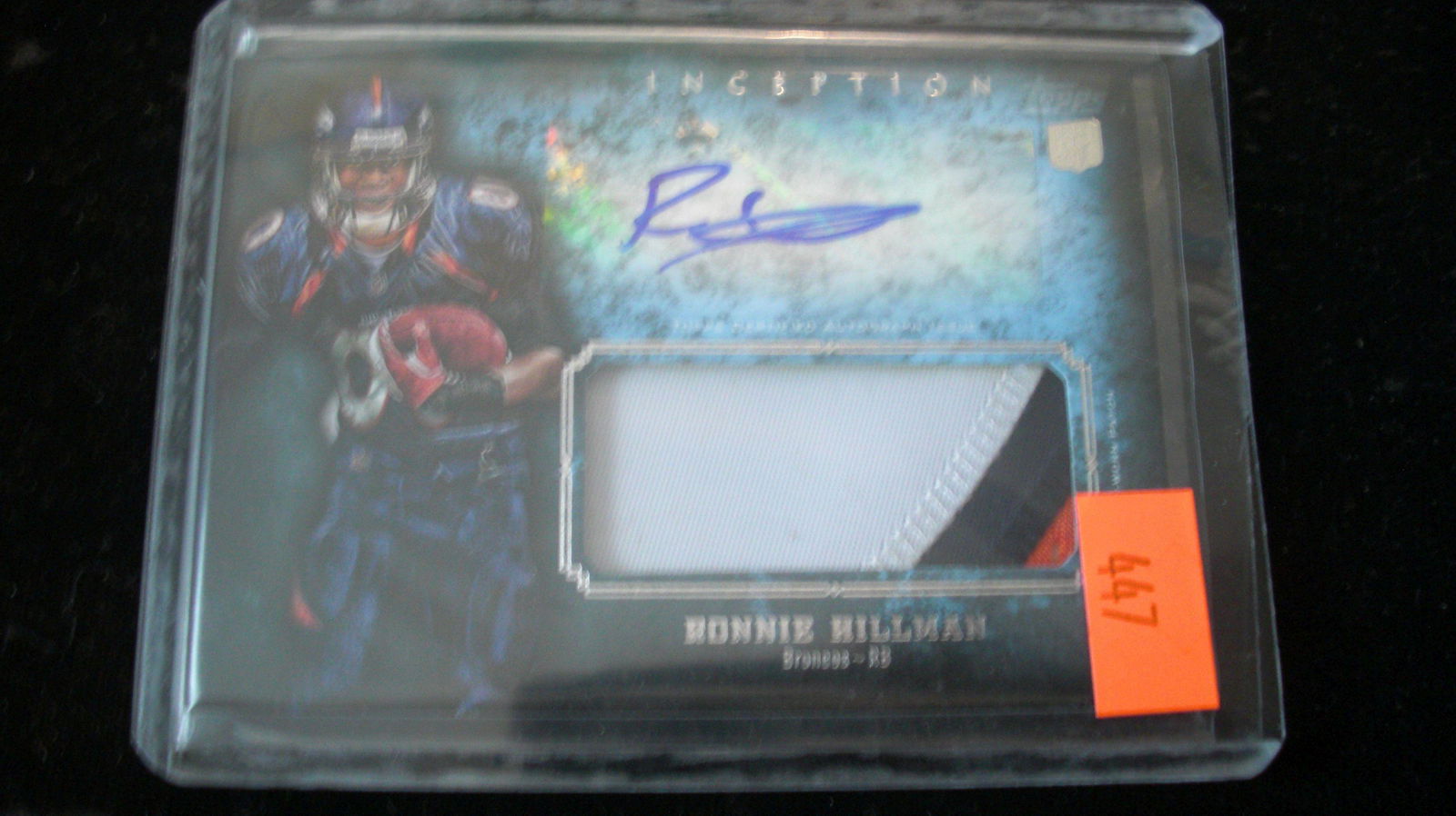 ronnie hillman signature/jersey inception (1 of 1)
