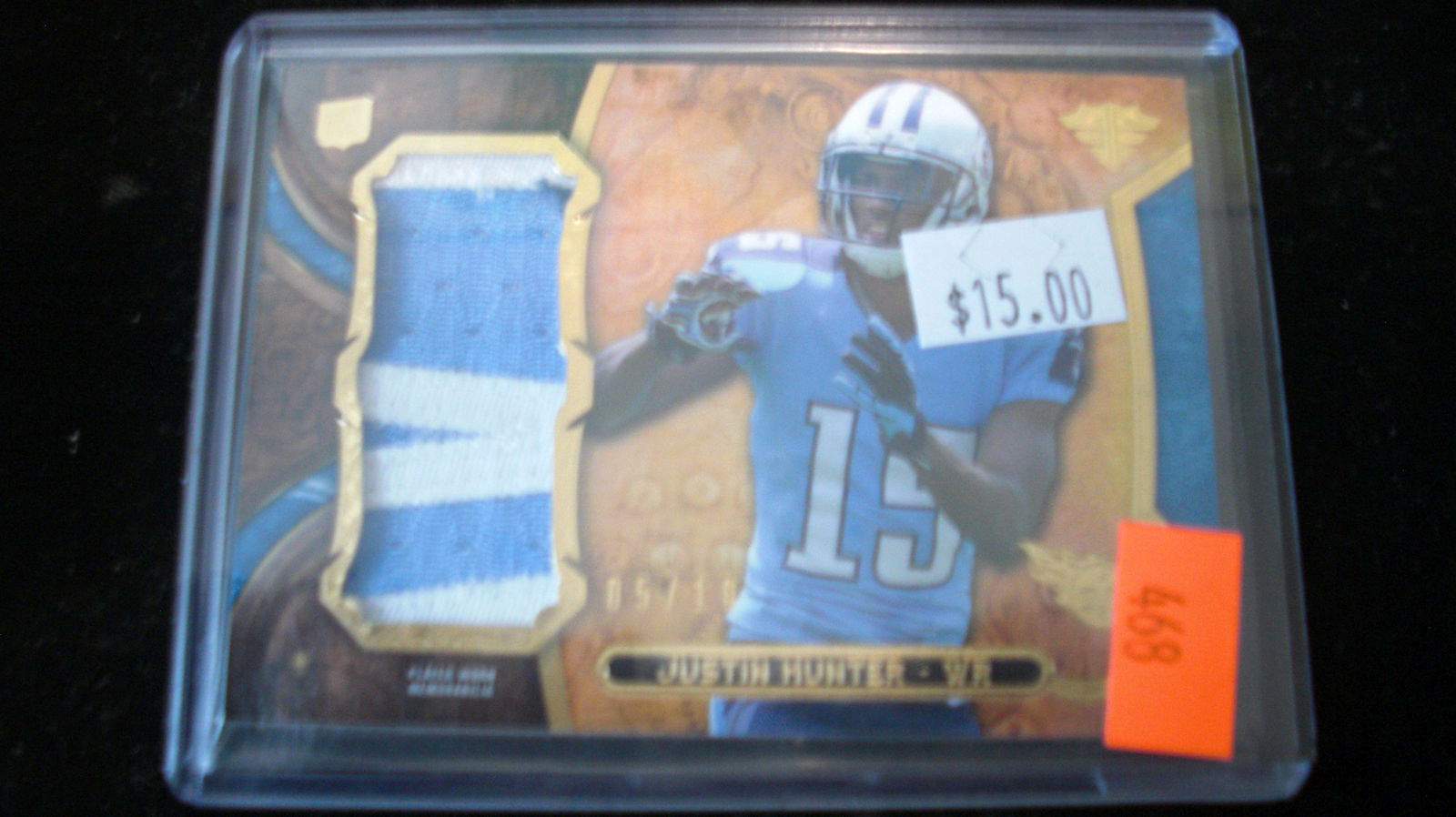 justin hunter jersey #05/10 rookie (1 of 1)