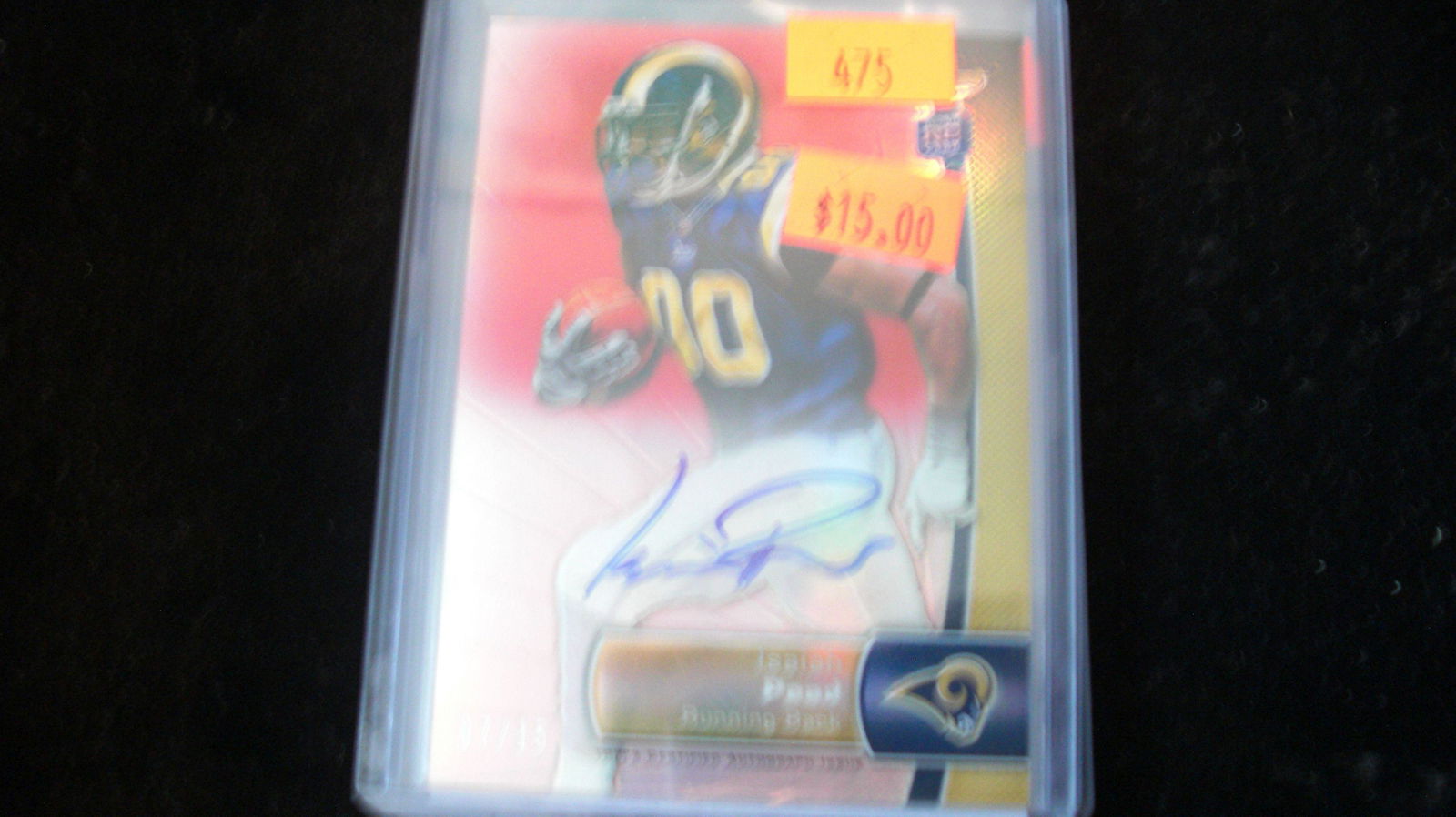 isaiah pead rookie #07/15 rookie (1 of 1)