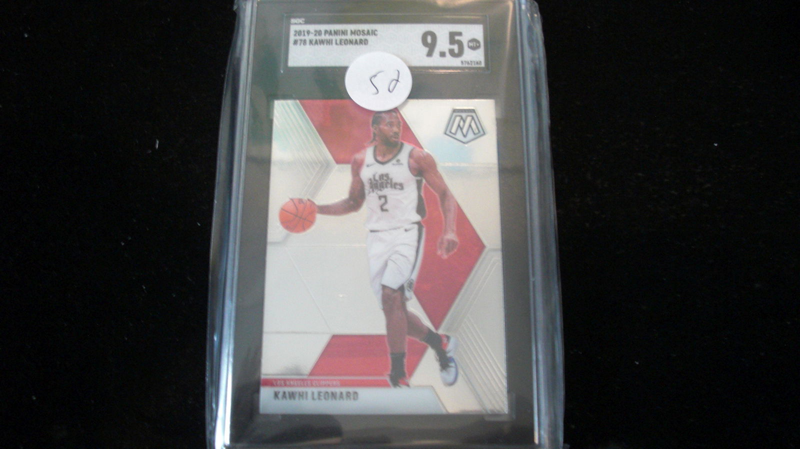 sgc graded kawhi leonard mosaic mint 9 (1 of 1)