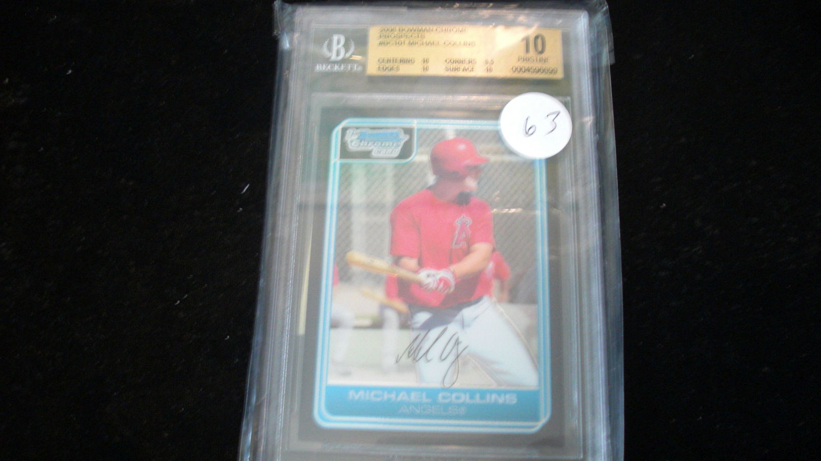 beckett graded michael collins mint 10 (1 of 1)