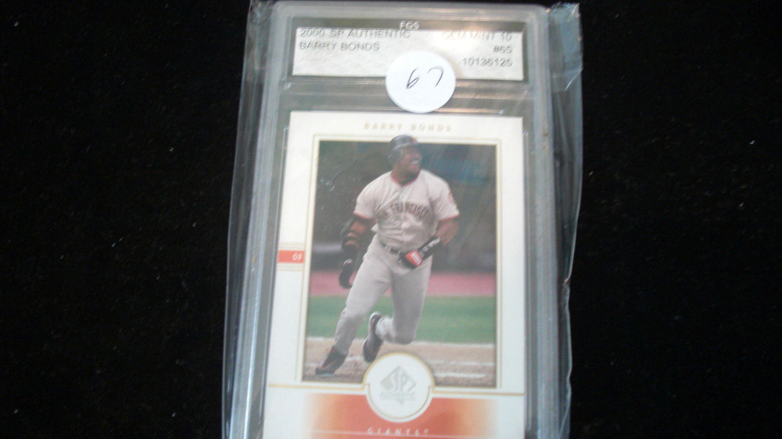 fgs graded barry bonds mint 10 (1 of 1)