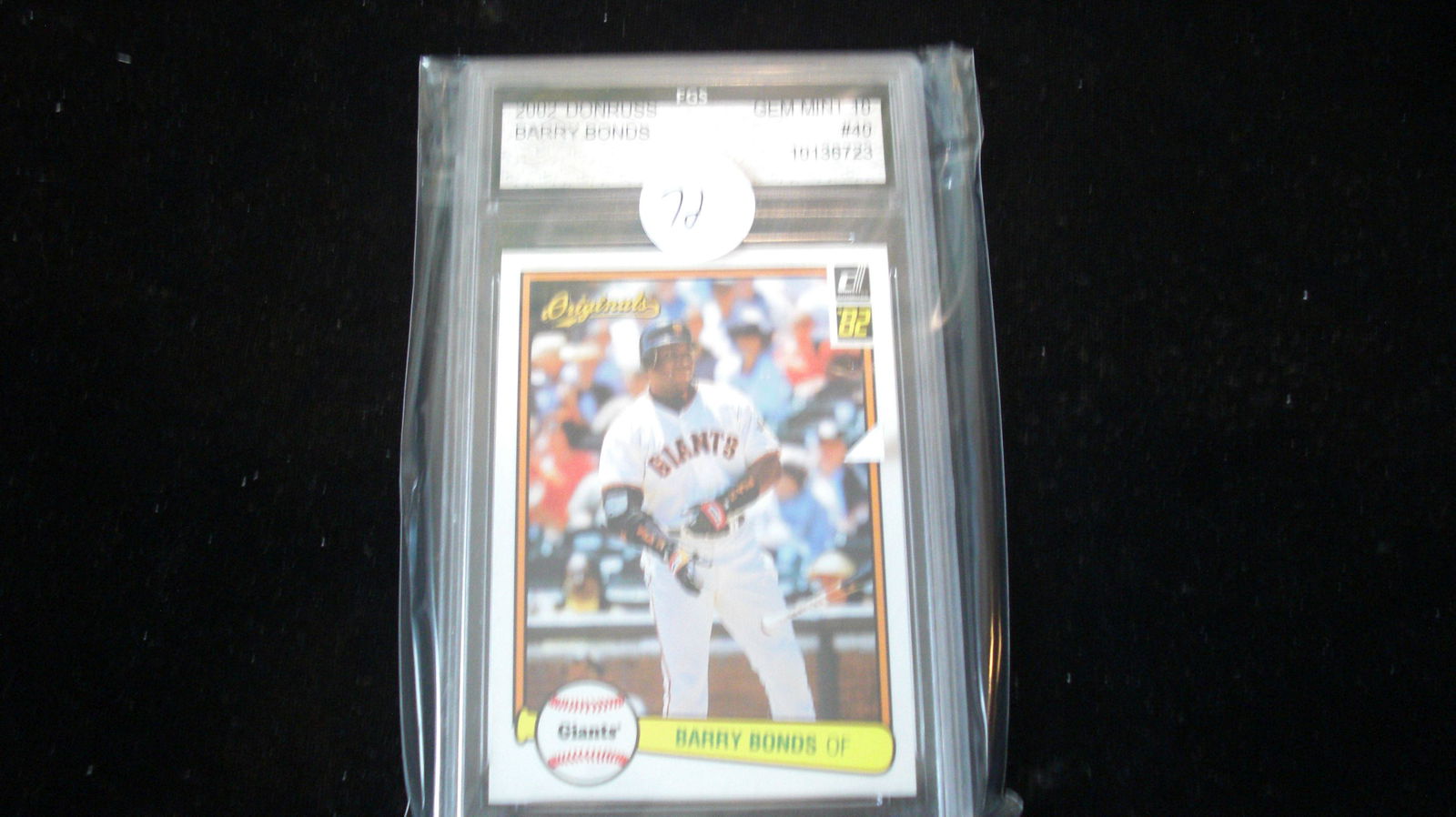 fgs graded barry bonds mint 10 (1 of 1)