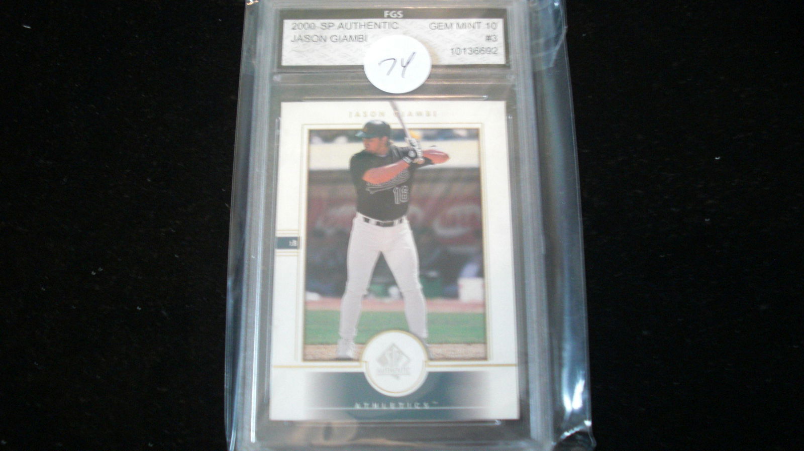 fgs graded jason giambi mint 10 (1 of 1)