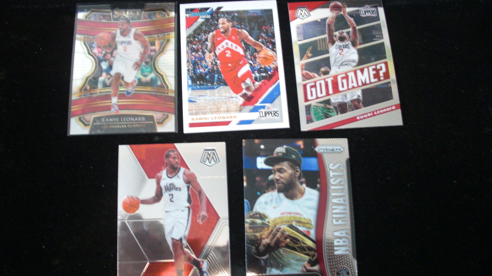 lot of 5 kawhi leonard cards (1 of 1)