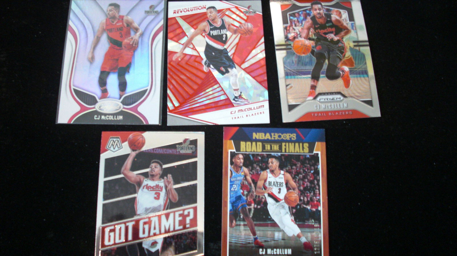 lot of 5 cj mccollum cards (1 of 1)