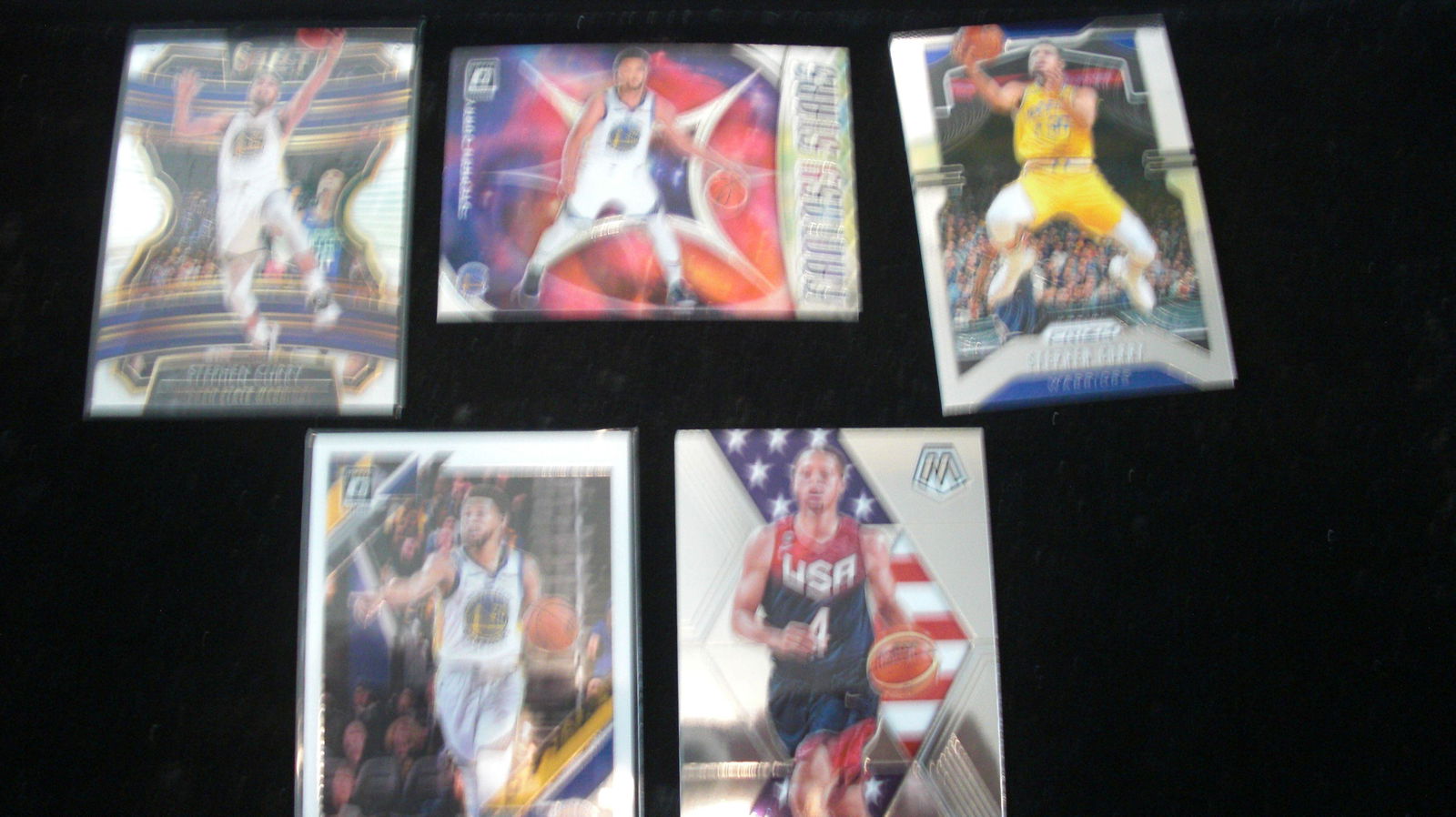 lot of 5 stephen curry cards (1 of 1)