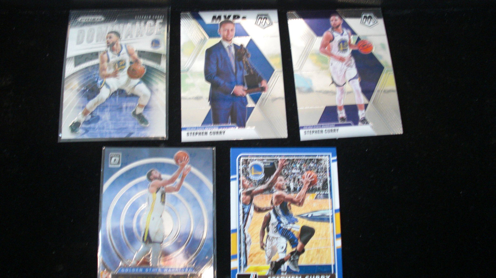 lot of 5 stephen curry cards (1 of 1)