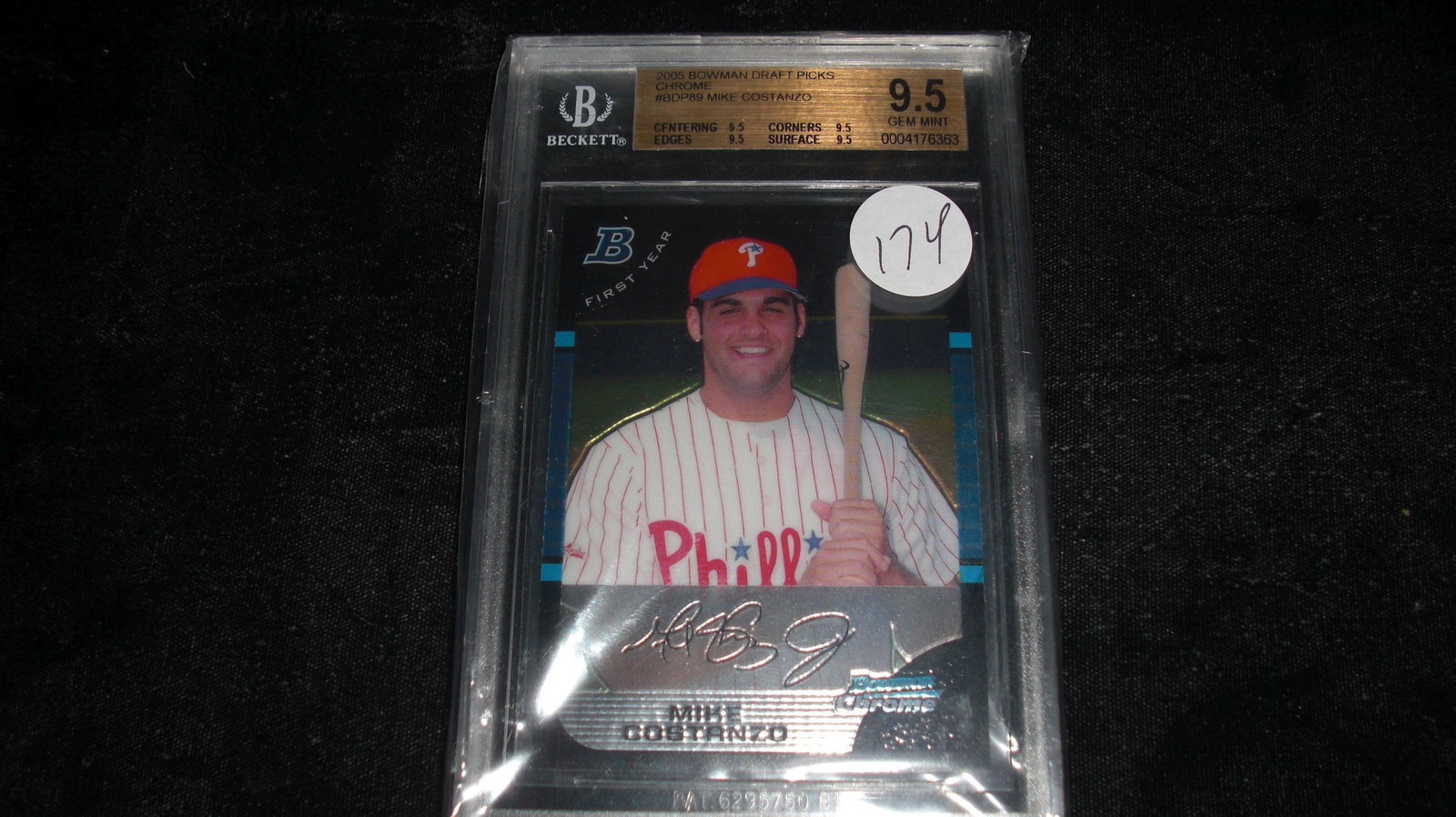 beckett graded mike costanzo mint 9.5 (1 of 1)