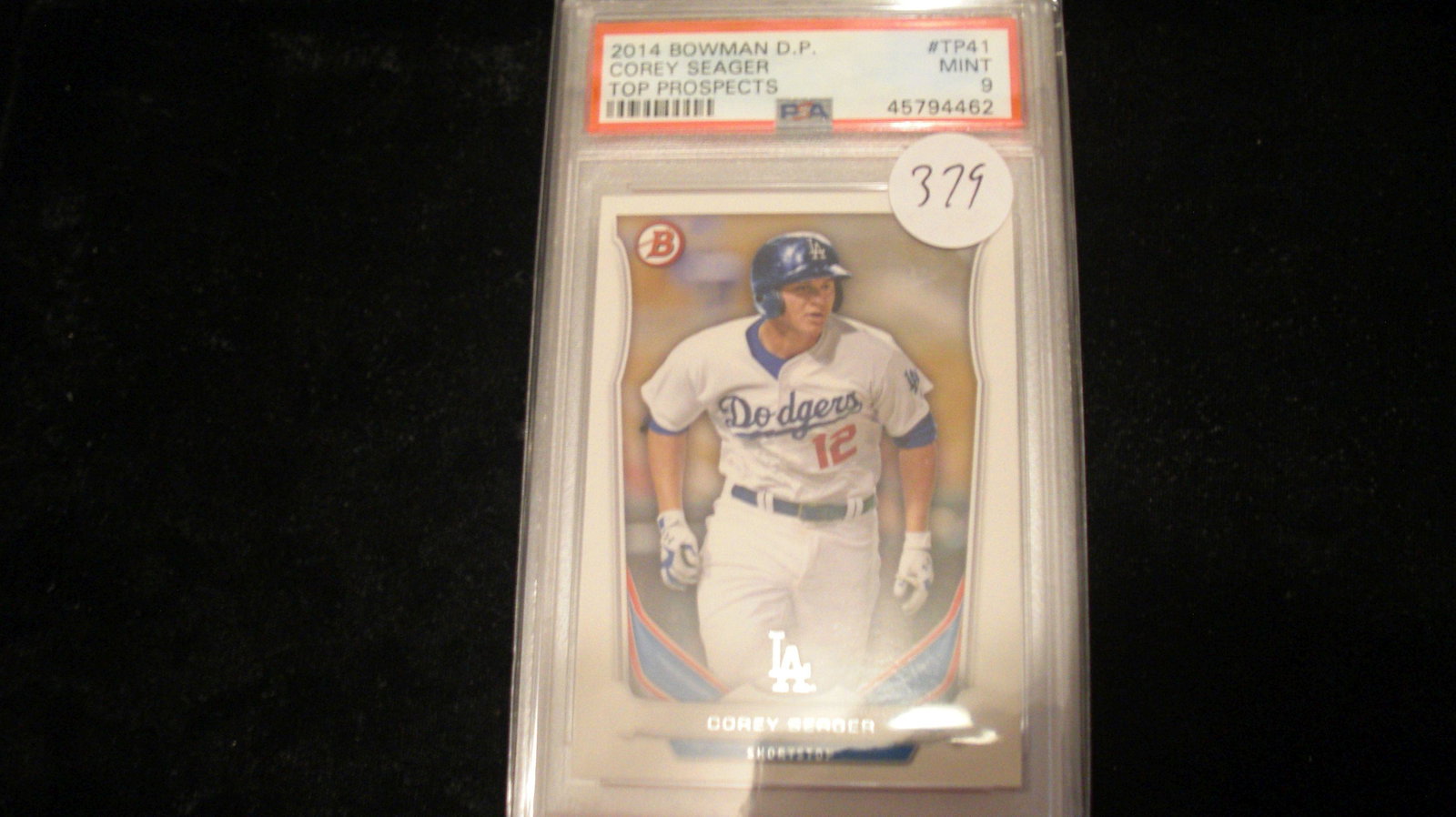 psa graded 2014 corey seager mint 9 (1 of 1)