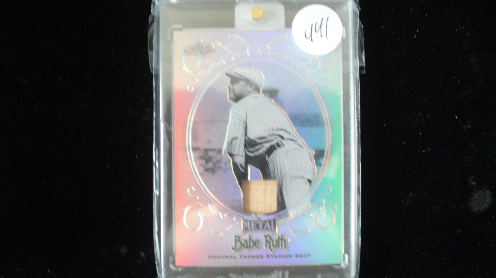 babe ruth relic yankees stadium seat #03/10 (1 of 1)