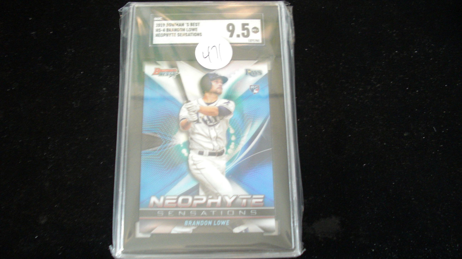 sgc graded brandon lowe mint 9.5: nice graded card