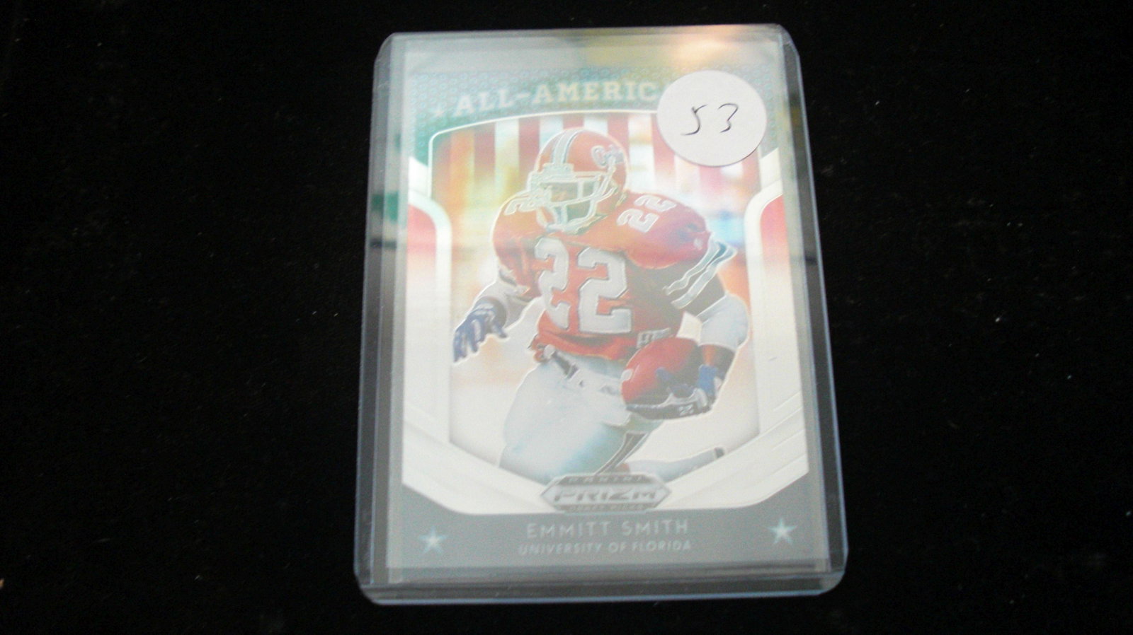 emmitt smith all american prizm gators: in top loader