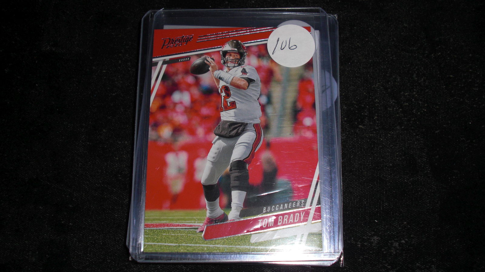 tom brady tampa bay: in top loader