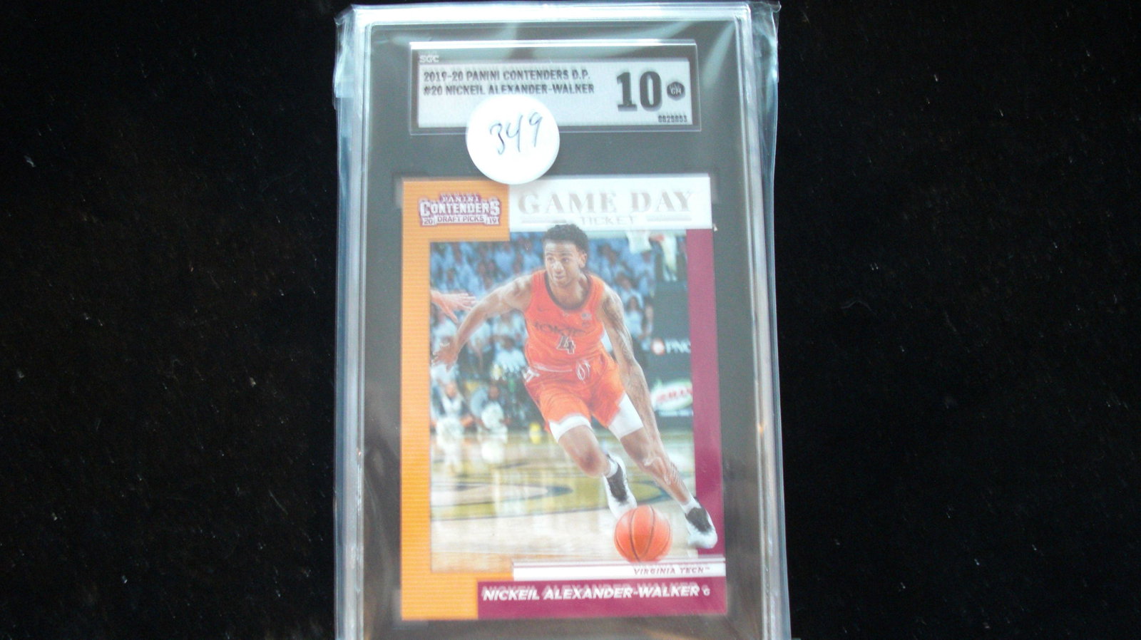 sgc graded 2020 nickeil walker mint 10: nice graded card