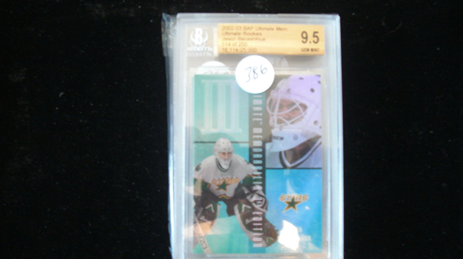 beckett graded jason bacashihua mint 9.5: nice graded card