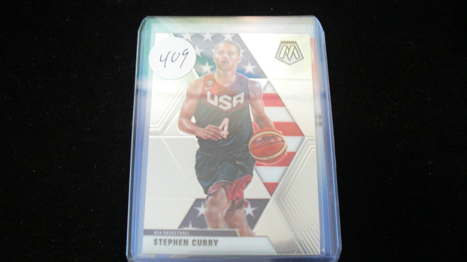 stephen curry mosaic no.260: in top loader