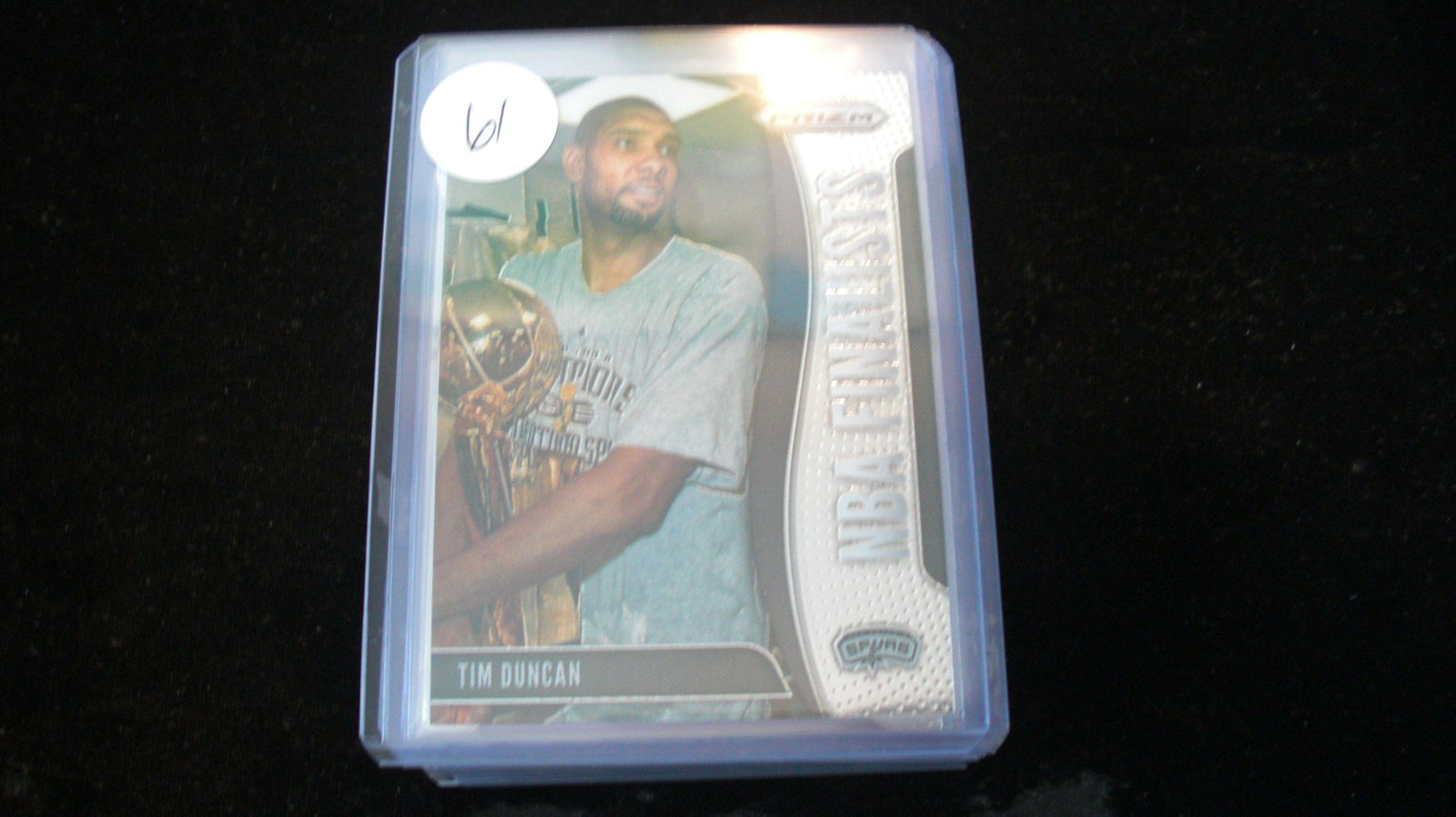 tim duncan nba finalist prizm: in top loader