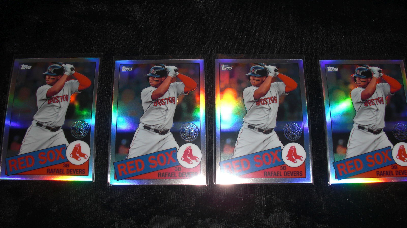 lot of 4 rafael devers cards (1 of 1)