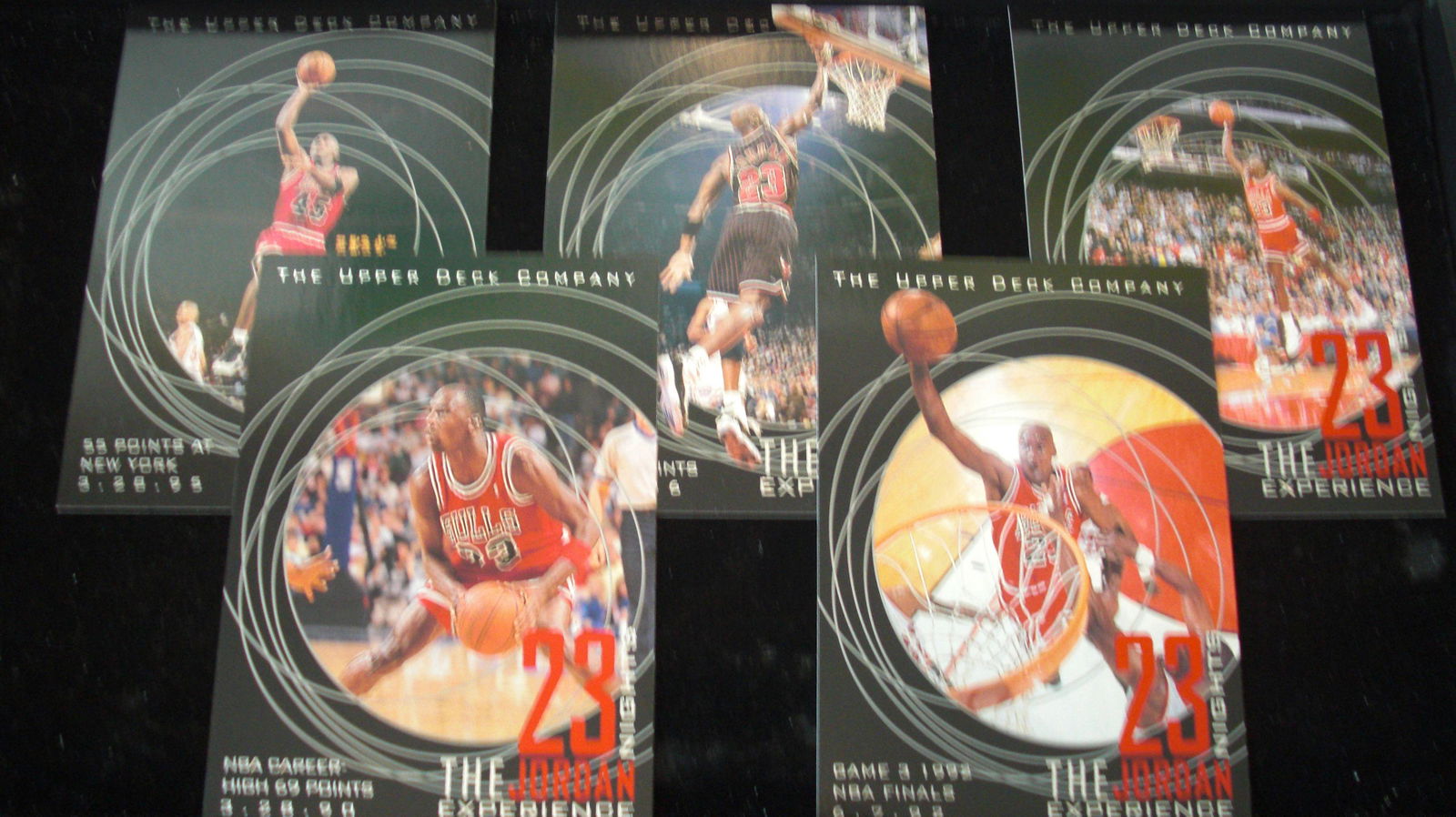 lot of 5 large michael jordan cards (1 of 1)