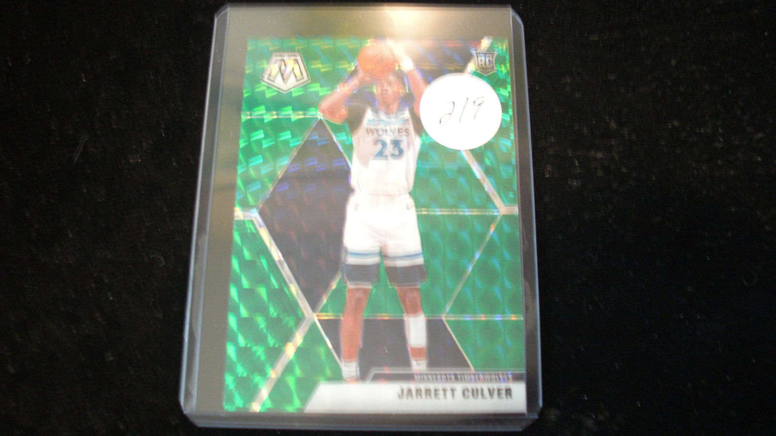 jarrett culver green mosaic rookie no.201 (1 of 1)