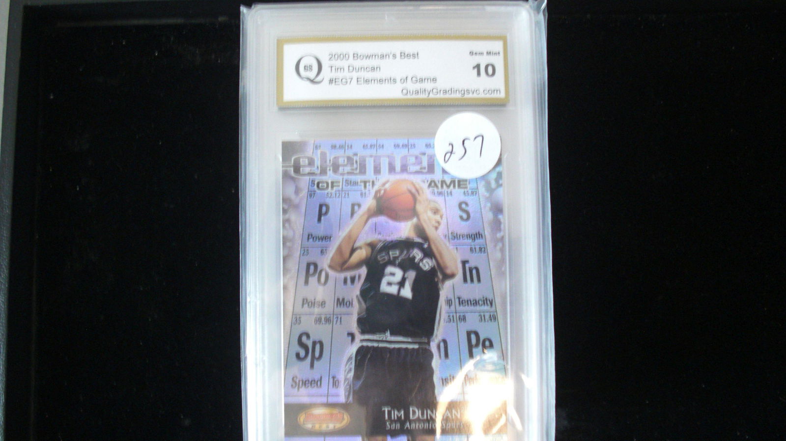 gs graded 2000 tim duncan mint 10 (1 of 1)