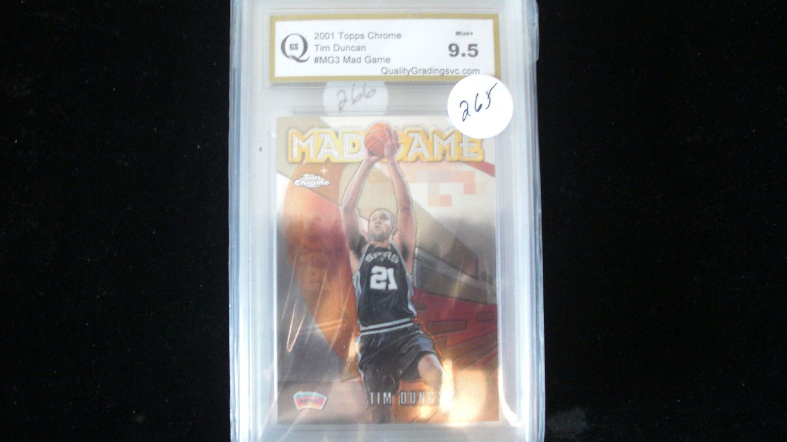 gs graded 2001 tim duncan mint 9.5 (1 of 1)