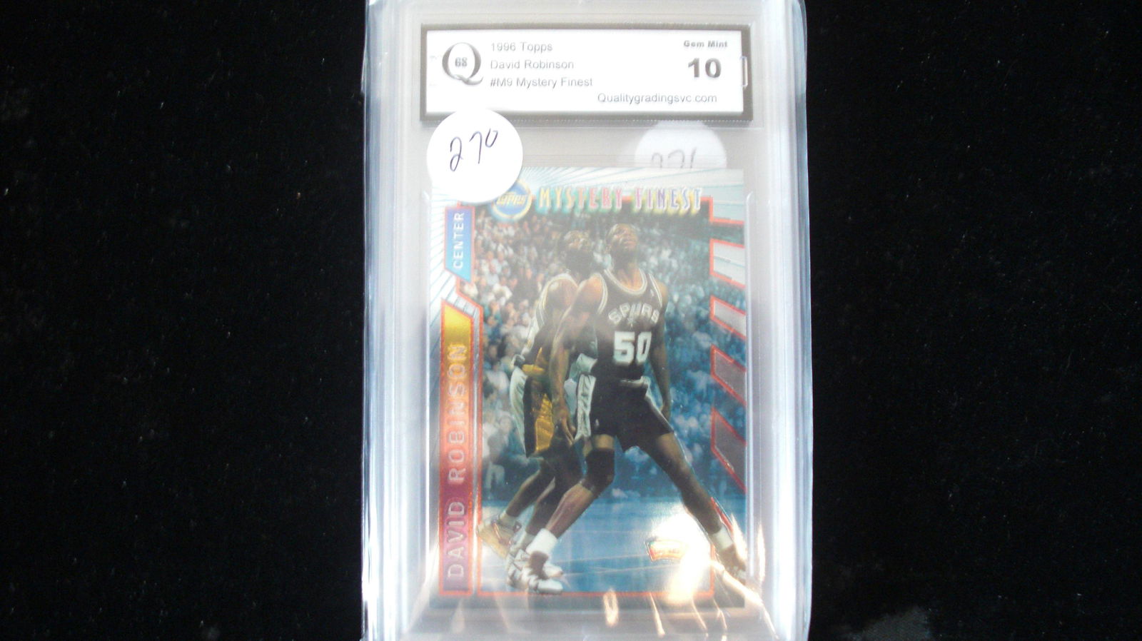 gs graded 1996 david robinson mint 10 (1 of 1)