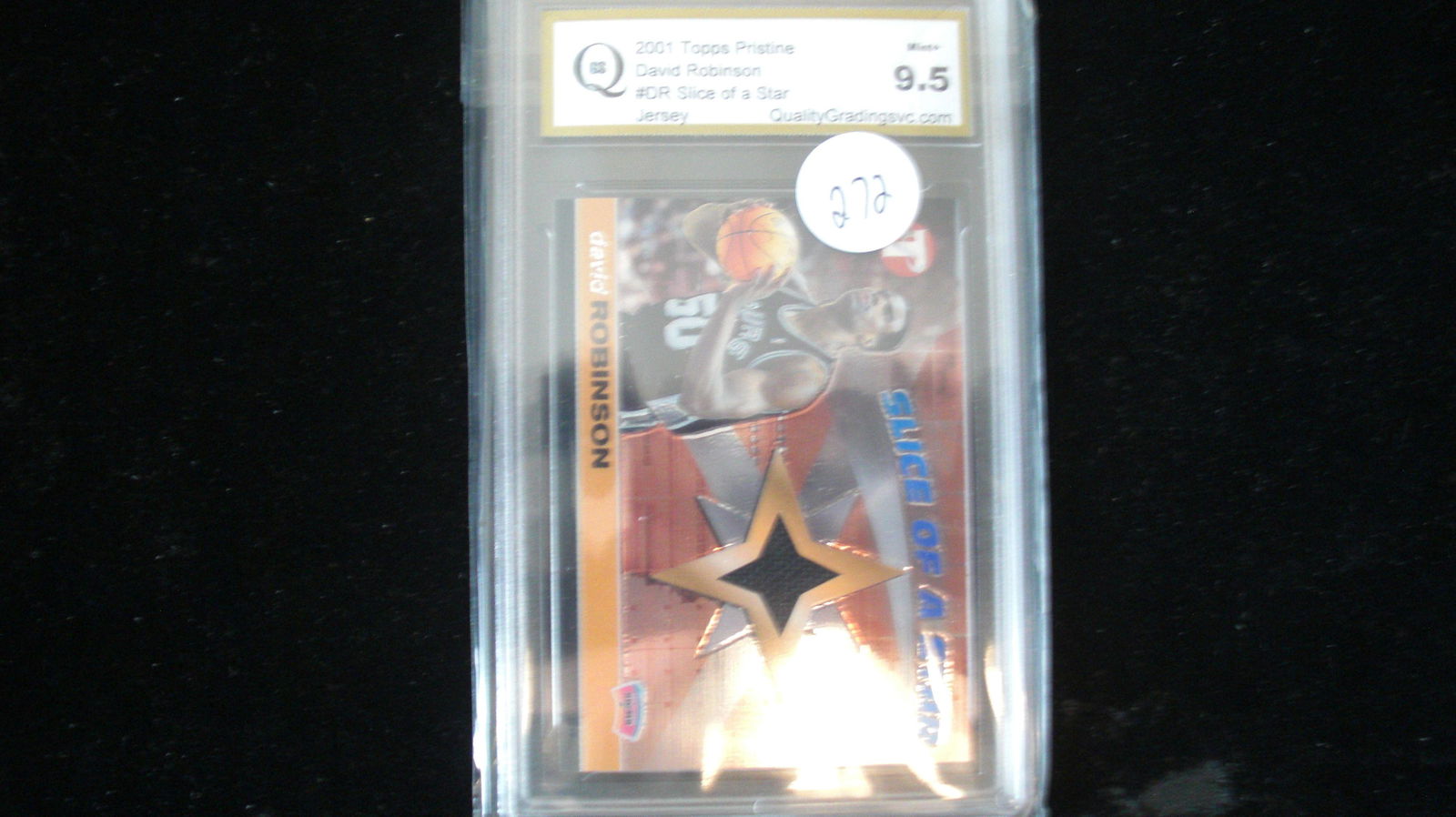 gs graded 2001 david robinson mint 9.5 jersey (1 of 1)